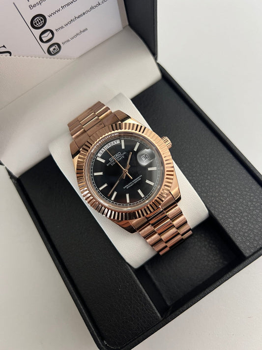 Datejust Homage Watches | Rosevari Watches Seiko mod